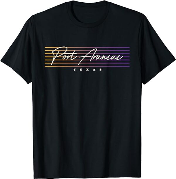 Port Aransas Texas Nostalgic Retro T-Shirt