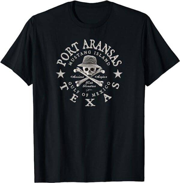Port Aransas Texas Ancient Angler Forever T-Shirt