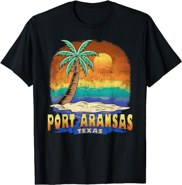 Port Aransas Texas Distressed Beach T-Shirt