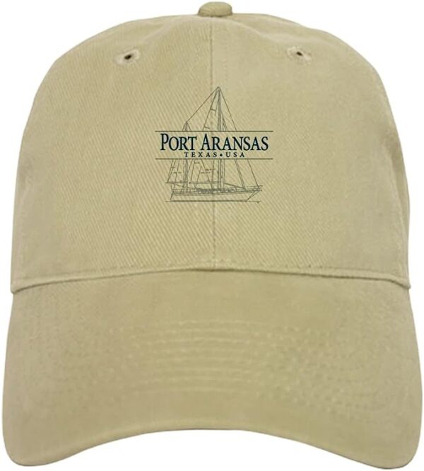 Port Aransas Texas USA Sailboat Baseball Cap